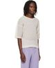 HOMME PLISSÉ ISSEY MIYAKE HOMME PLISSÉ ISSEY MIYAKE Off-White Rustic Mesh T-shirt - 2