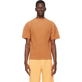 HOMME PLISSÉ ISSEY MIYAKE HOMME PLISSÉ ISSEY MIYAKE Orange Monthly Colors March T-shirt