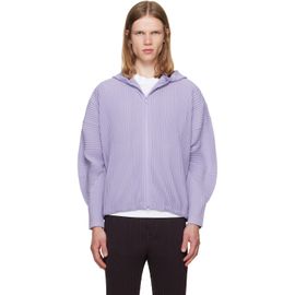 HOMME PLISSÉ ISSEY MIYAKE HOMME PLISSÉ ISSEY MIYAKE Purple Monthly Colors July Hoodie
