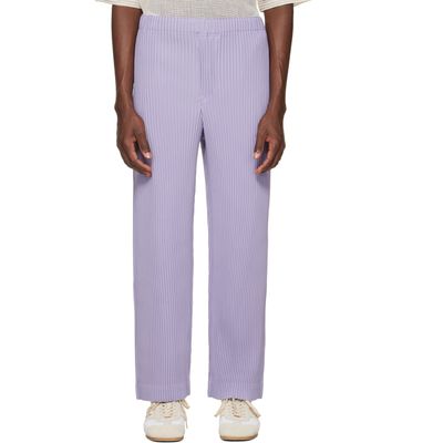 HOMME PLISSÉ ISSEY MIYAKE HOMME PLISSÉ ISSEY MIYAKE Purple Monthly Colors July Trousers