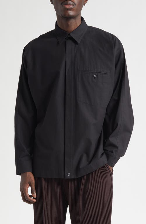 Homme Plissé Issey Miyake Homme Plissé Issey Miyake Streamlined Cotton Button-Up Shirt