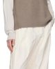 HOMME PLISSÉ ISSEY MIYAKE HOMME PLISSÉ ISSEY MIYAKE Taupe Rustic Knit Vest - 4