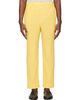 HOMME PLISSÉ ISSEY MIYAKE HOMME PLISSÉ ISSEY MIYAKE Yellow Monthly Colors March Trousers - 1