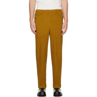 HOMME PLISSÉ ISSEY MIYAKE HOMME PLISSÉ ISSEY MIYAKE Yellow Monthly Colors October Trousers