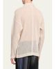 Homme Plissé Issey Miyake Men's Rustic Mesh Button-Down Shirt - 3
