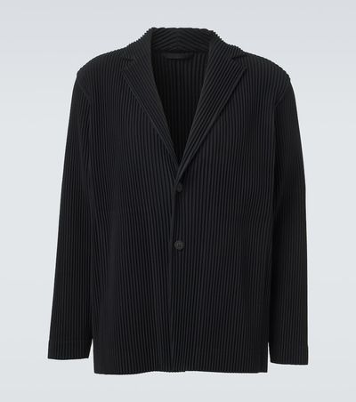 Homme Plisse Issey Miyake Homme Plissé Issey Miyake Basics pleated blazer
