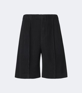 Homme Plisse Issey Miyake Homme Plissé Issey Miyake Monthly Colors: August pleated Bermuda shorts