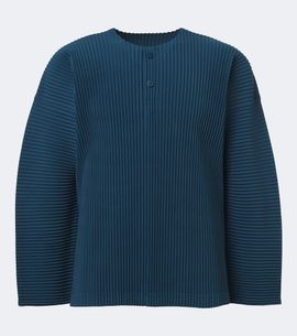 Homme Plisse Issey Miyake Homme Plissé Issey Miyake Monthly Colors: September pleated Henley shirt