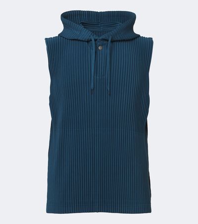 Homme Plisse Issey Miyake Homme Plissé Issey Miyake Monthly Colors: September pleated hooded top