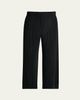 Homme Plisse Issey Miyake Men's Black Pleated Trousers - 1