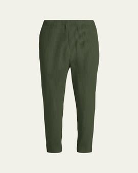 Homme Plisse Issey Miyake Men's Pleats 2 Tapered Pull-On Pants