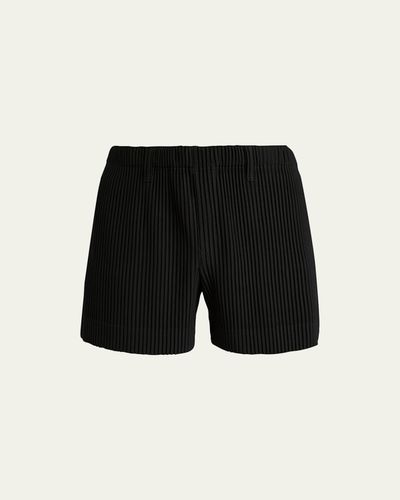 Homme Plisse Issey Miyake Men's Tailored Pleats 3 Mini Shorts