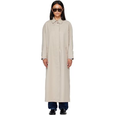HommeGirls HommeGirls Beige Mac Coat