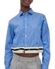 HOMMEGIRLS HOMMEGIRLS Belted Shirt Classic Stripe - 1