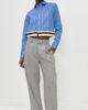 HOMMEGIRLS HOMMEGIRLS Belted Shirt Classic Stripe - 5