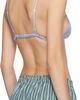 HommeGirls HommeGirls Blue Shirting Bralette - 3