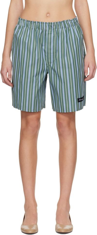 HommeGirls HommeGirls Green Long Boxer Shorts