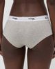 HOMMEGIRLS HOMMEGIRLS Homme Girls X Fruit of the Loom Boy Shorts 3-Pack Black/Heather Grey/White - 4