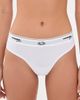 HOMMEGIRLS HOMMEGIRLS Homme Girls x Fruit Of The Loom Classic Thong 3 Pack Stripe Heather Grey/White - 3