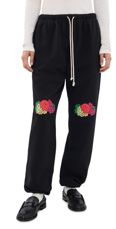 HOMMEGIRLS HOMMEGIRLS Homme Girls x Fruit Of The Loom Double Logo Sweatpants Black
