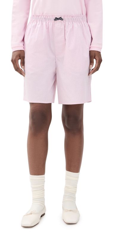 HOMMEGIRLS HOMMEGIRLS Long Boxer Shorts Pink Graph
