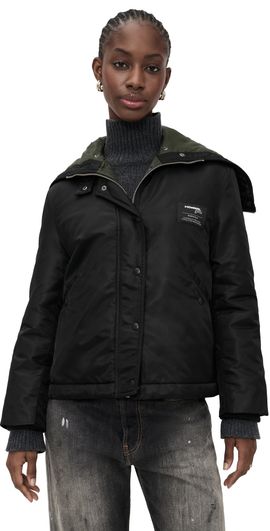 HOMMEGIRLS HOMMEGIRLS Nylon Bomber Jacket Black