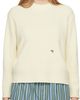 HommeGirls HommeGirls Off-White Waffle Knit Sweater - 1