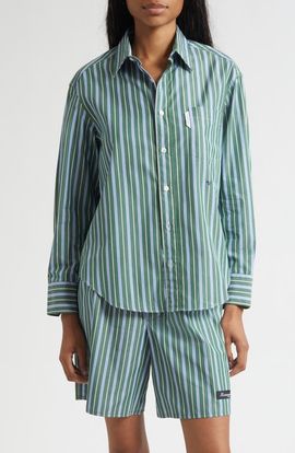 Hommegirls Hommegirls Stripe Oxford Button-Up Shirt