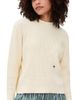 HOMMEGIRLS HOMMEGIRLS Waffle Knit Pullover Cream - 1