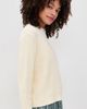 HOMMEGIRLS HOMMEGIRLS Waffle Knit Pullover Cream - 4