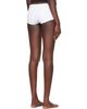 HommeGirls HommeGirls White Ribbed Boy Shorts - 3