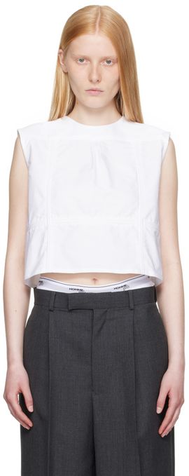 HommeGirls HommeGirls White Shell Top