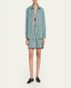 HOMMEGIRLS Striped Oxford Button-Down Shirt - 2