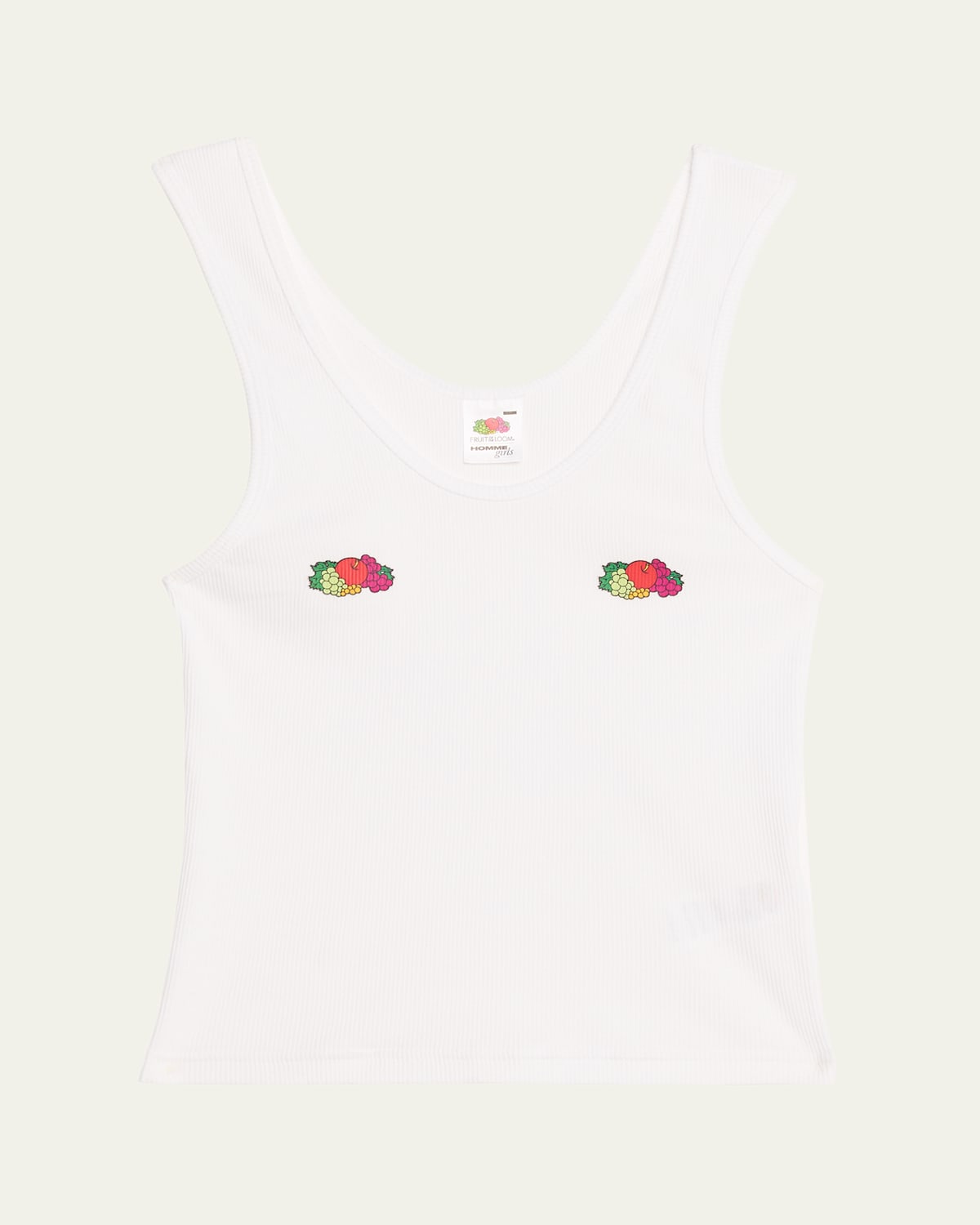 HOMMEGIRLS - x Fruit Of The Loom Fruity Double-Logo Classic Tank Top