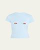 HOMMEGIRLS x Fruit Of The Loom Fruity Double-Logo Short-Sleeve Baby Tee - 1