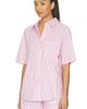 Hommey Hommey Stripe Pajama Short Sleeve Shirt - 2