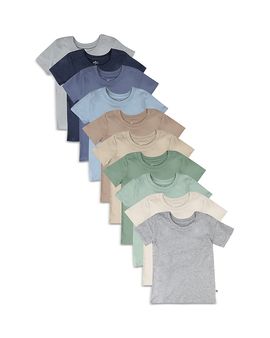 Honest Baby Honest Baby Boys' Short Sleeve Tees, Pack of 10