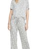 HONEYDEW HONEYDEW All American PJ Set Heather Grey Hearts - 1