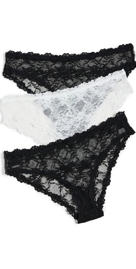 HONEYDEW HONEYDEW Maria Lace Bikini 3 Pack Black/Ivory/Black