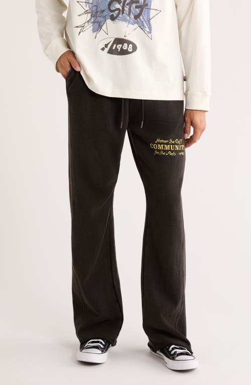 HONOR THE GIFT HONOR THE GIFT Embroidered Flare Leg Sweatpants