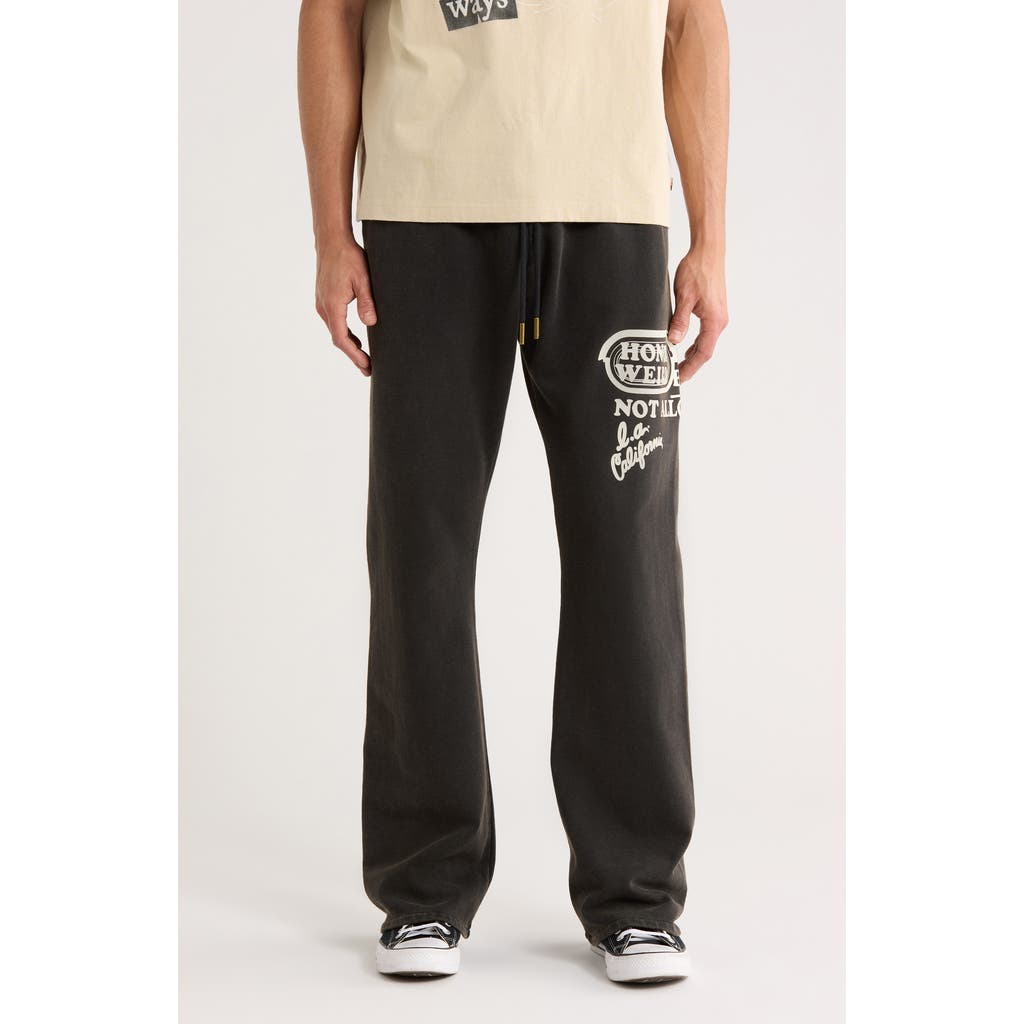 HONOR THE GIFT - Not Allowed Graphic Cotton Fleece Pants