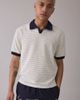 Honor The Gift Honor The Gift Pique Collared Polo Sweater in Ivory, Men's at Urban Outfitters - 1