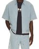 Honor The Gift Honor The Gift Vintage Indigo Zip Front Short Sleeve - 1