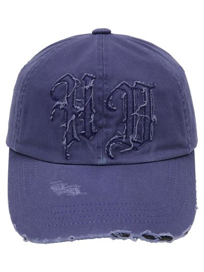 HOODHOOD HD Applique Distressed 6-Panel Cap [Dust Blue]