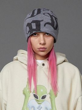 HOODHOOD HD Logo Acrylic Beanie [Gray]