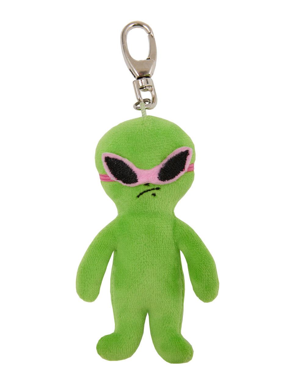 HOODHOOD Soft Polyester Embroidered Alien Keyring