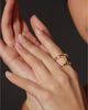 Hoorsenbuhs Hoorsenbuhs 18K Yellow Gold Phantom Double Row Statement Ring - 2