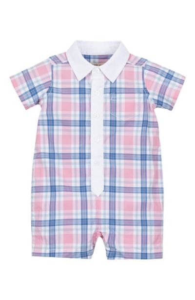 Hope & Henry Hope & Henry Baby Poplin Button Front Romper,