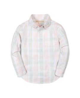 Hope & Henry Hope & Henry Boys' Organic Long Sleeve Stretch Poplin Shirt