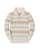 Hope & Henry Hope & Henry Boys' Organic Mock Neck Stripe Sweater - 1